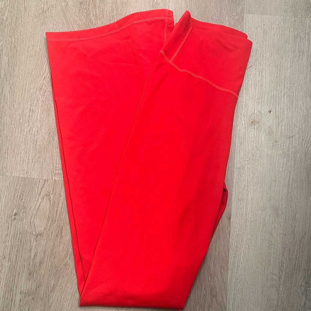 PINK Vibrant Red Leggings